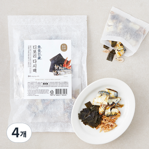 어식백세 디포리 다시팩, 16g, 8개입, 4개
