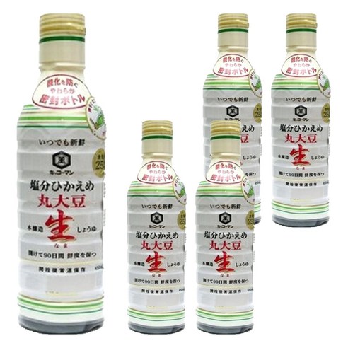 [기꼬만] 환대두 저염 생간장, 450ml, 5개