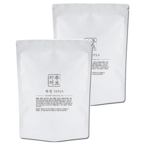 하루허브 쑥청차 대용량, 1g, 50개입, 2개