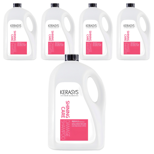 케라시스 샤이닝 데미지 케어 샴푸, 4L, 5개
