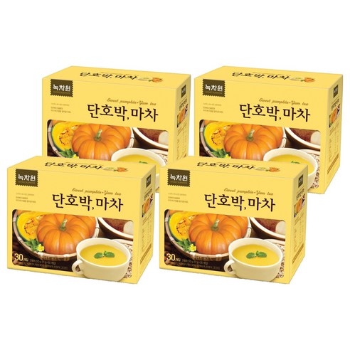 녹차원 단호박마차, 17g, 30개입, 4개