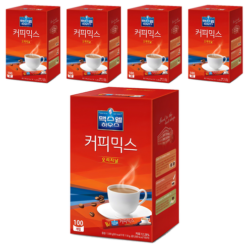 맥스웰하우스 커피믹스 오리지널, 11.8g, 100개입, 5개