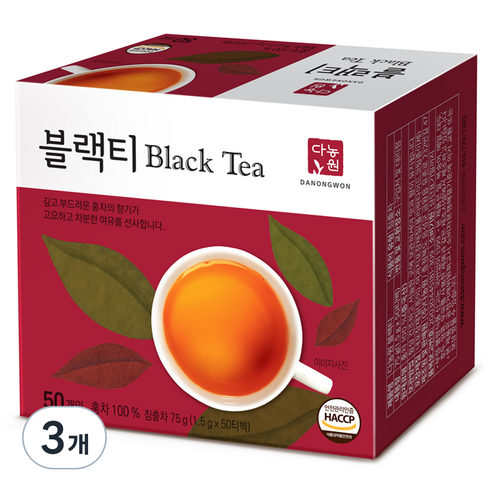 다농원 블랙티, 1.5g, 3개, 50개입