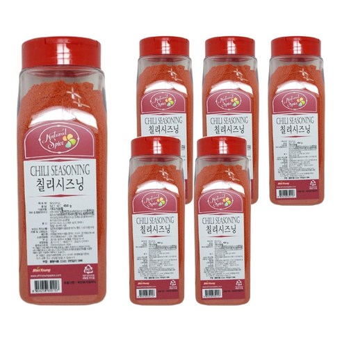 내츄럴스파이스 칠리 씨즈닝, 450g, 6개