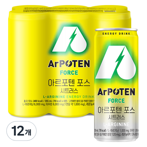 아르포텐 포스 시트러스, 12개, 355ml