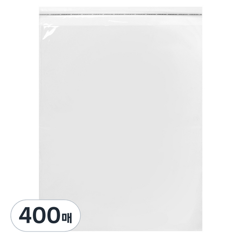 코멧 의류포장용 투명 PP 폴리백, 400매