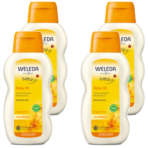 벨레다 카렌듈라 베이비 무향료 오일, 200ml, 4개
