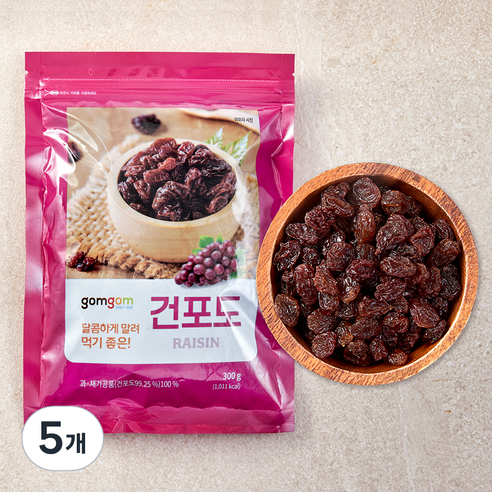 곰곰 건포도, 5개, 300g
