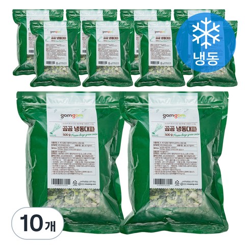 곰곰 냉동대파, 500g, 10개