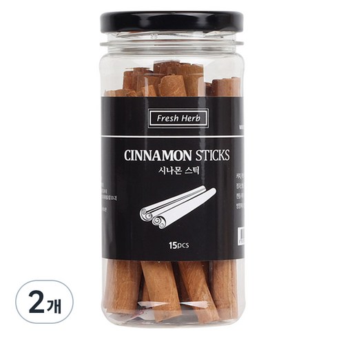 신선약초 시나몬 스틱 15p, 2개, 120g