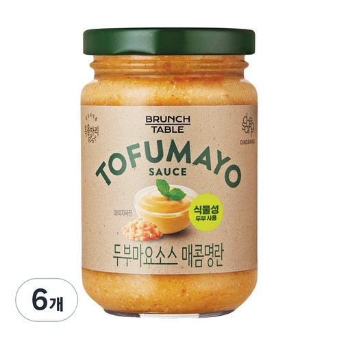 복음자리 매콤 명란마요 포케소스, 6개, 190g