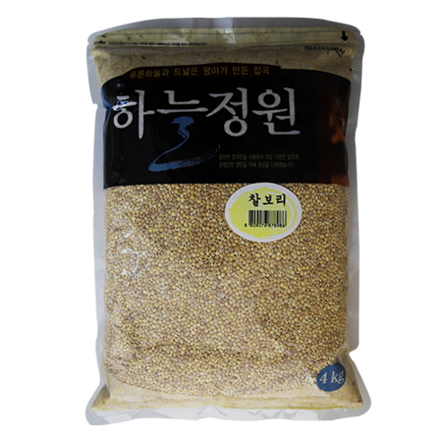 청그루 하늘정원 찰 보리쌀, 4kg, 1개