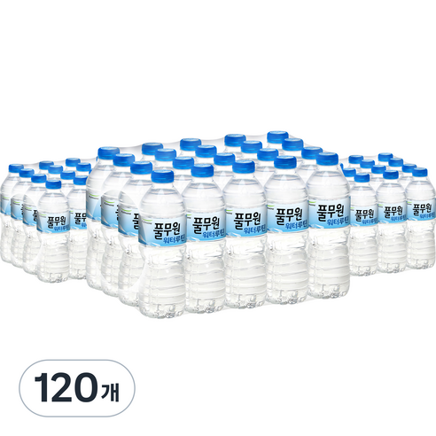 생수/물/풀무원샘물 워터루틴생수 2L, 500ml, 120개