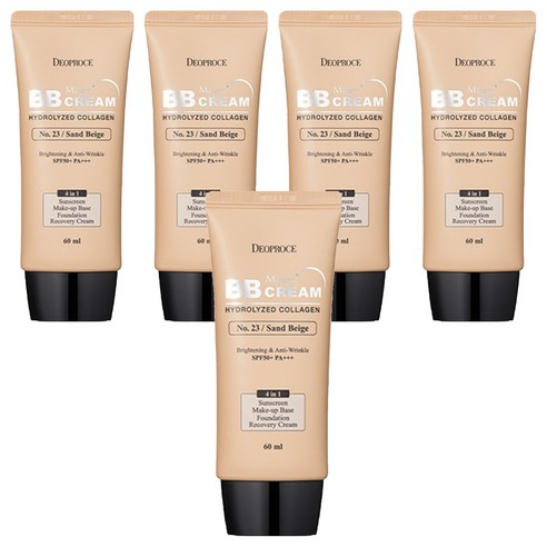 디오프러스 매직 비비크림 SPF50+ PA+++, 23호 샌드베이지, 60ml, 5개