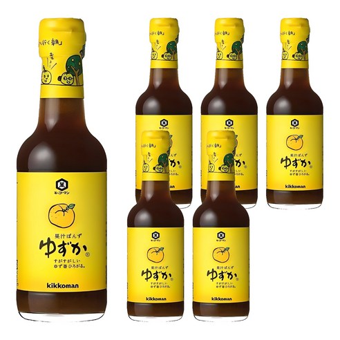 바른씨 기꼬만 폰즈 유즈카 250ml, 6개