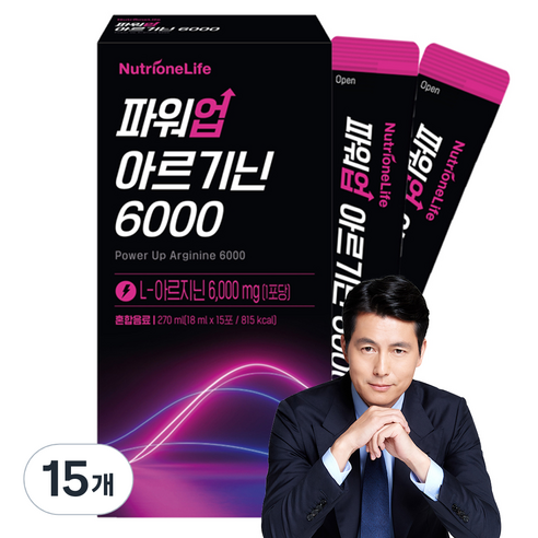 뉴트리원 파워업 L 아르기닌 6000, 270ml, 15개