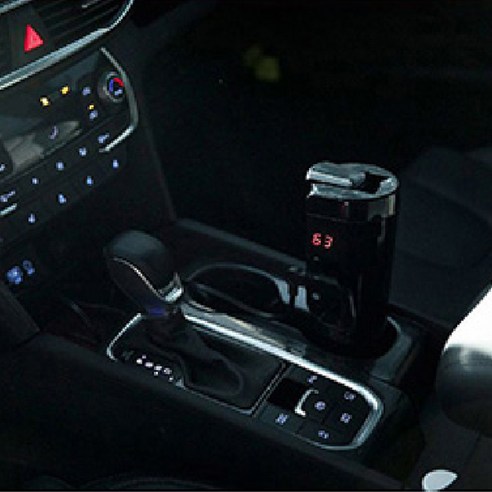 유로 스마트 텀블러 차량용 전기포트 블랙 - 혁신적인 디자인과 편리한 기능
