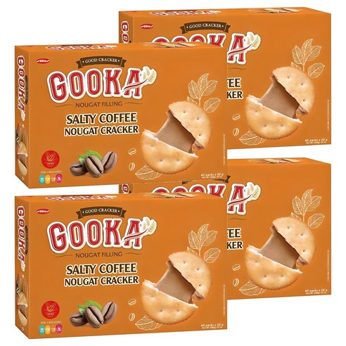비비카 구카 솔티 커피 누가 크래커, 400g, 4개