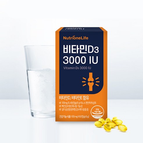 뉴트리원 비타민D3 3000 IU 6g, 60정, 1개
