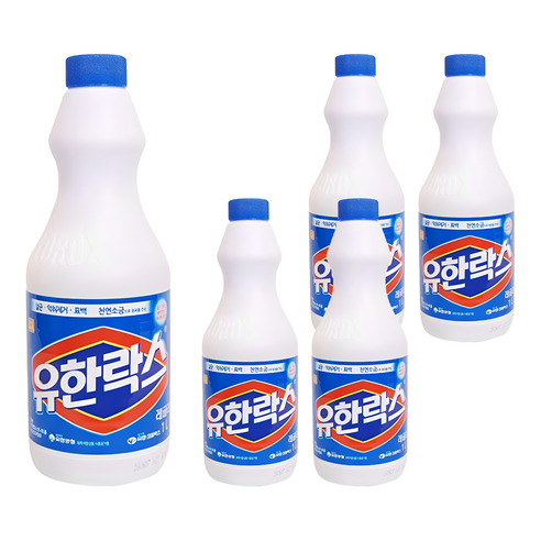 유한락스 레귤러, 1L, 5개