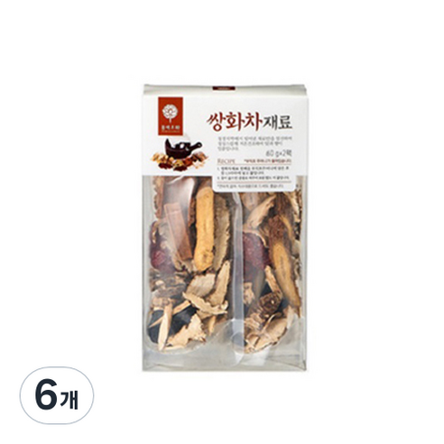 몸애조화 쌍화차 재료, 60g, 6개
