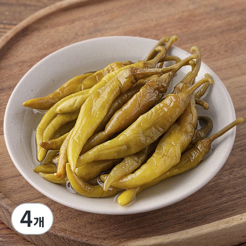 반찬단지 고추지, 1kg, 4개