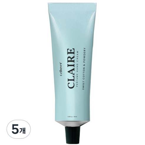 셀러버 시어버터 퍼퓸 핸드크림 클레어, 50ml, 5개