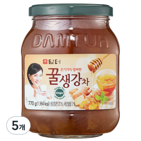 담터 꿀생강차, 770g, 1개입, 5개