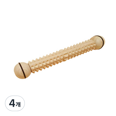 친환경편백나무 발지압봉, 4개