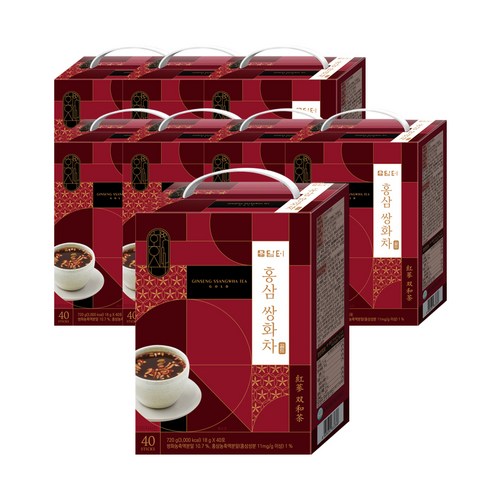담터 홍삼 쌍화차, 720g, 8개