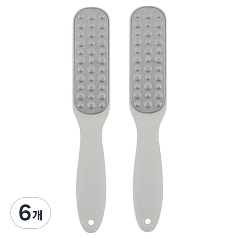 아늑공간 발바닥 뒷꿈치 각질제거기 화이트, 1개입, 6개, 100g