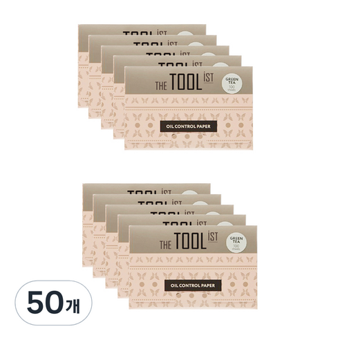 녹차 기름종이, 100개입, 50개