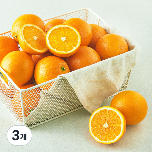 고당도 네이블 오렌지, 4kg(소과), 3개