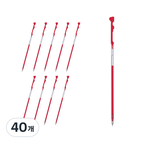 파이롯트 콜레토 리필심 0.3mm LHKRF-10C3, 체리핑크, 40개
