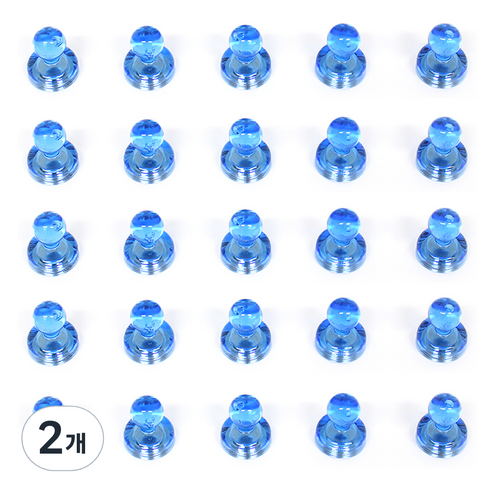 칼라 체스 자석홀더 XS 25p, 파랑, 2개