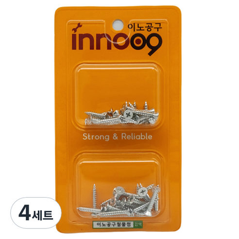 이노공구 범용 일반나사 2종 x 20p 세트, 4세트