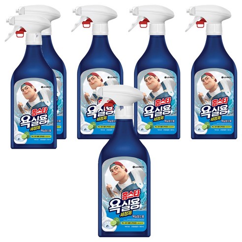 홈스타 맥스프레쉬 욕실청소용 세정제, 6개, 500ml