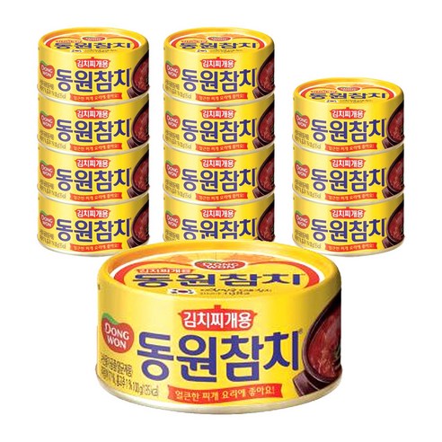 동원참치 김치찌개용, 100g, 12개