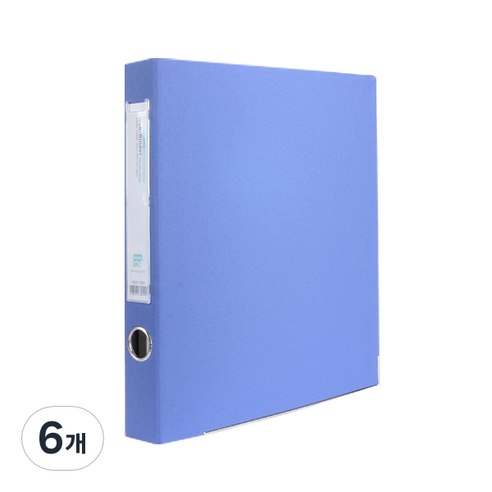 알파 웹D링 바인더 A4 3공 3cm AB948-7, 청색, 6개