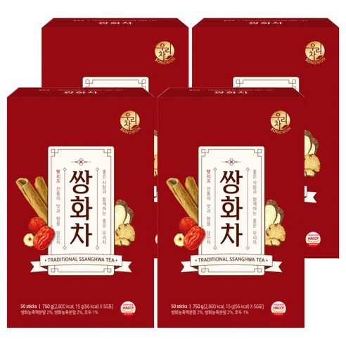 우리차 쌍화차, 15g, 50개입, 4개