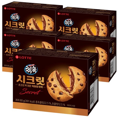 칙촉 시크릿, 80g, 5개