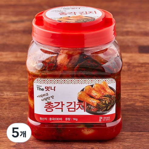 더맛나 총각김치, 1kg, 5개