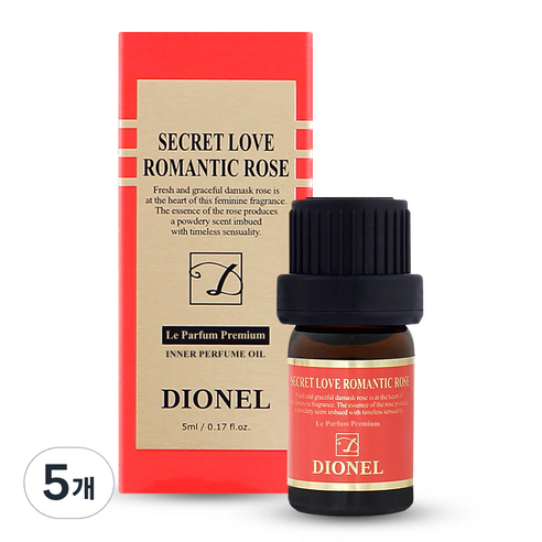 디오넬 시크릿 러브 로맨틱 로즈, 5ml, 5개