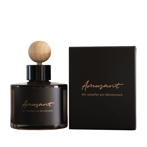아뮈잔트 프리미엄 블랙 퍼퓸 차량용 디퓨저 120ml, 1개, 레드프룻