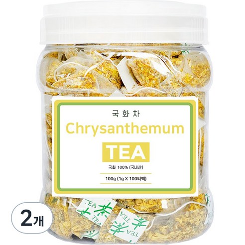국화차 삼각티백, 100g, 100개입, 1개