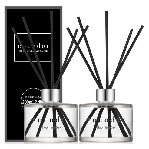 코코도르 퍼퓸 디퓨저, 블루밍데이, 200ml, 2개