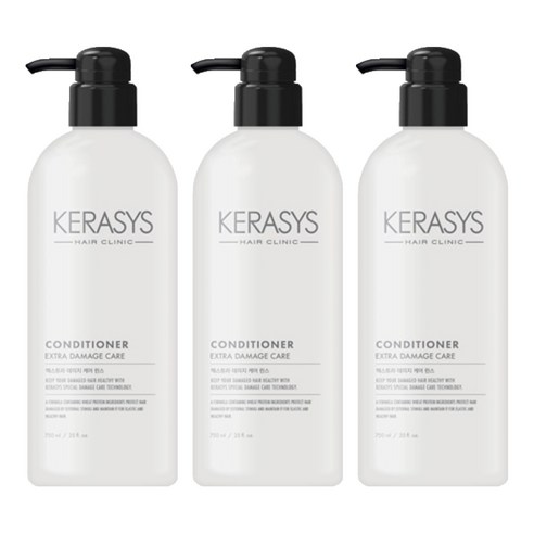 케라시스 엑스트라 데미지 케어 린스 프루티엠버 플로랄 오리엔탈 향, 750ml, 3개