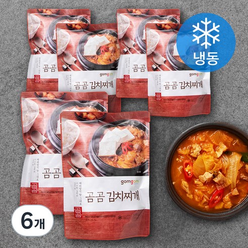 곰곰 김치찌개 (냉동), 500g, 6팩