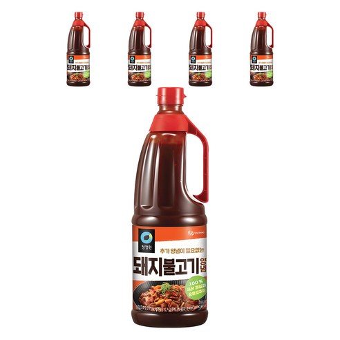 청정원 명가 돼지불고기 양념, 2kg, 5개