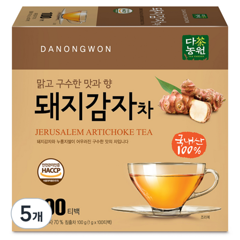 다농원 돼지감자차, 1g, 100개입, 5개